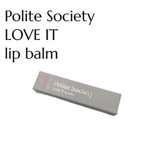 Polite Society LOVE IT Lip Balm Daily Nude Nourishing Plumper w/ Apple Seed Oil